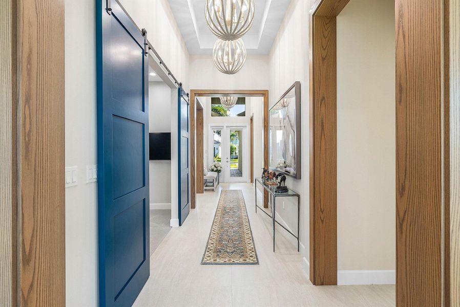 Furnished interior view inside a new home in , Boynton Beach (Image 40).