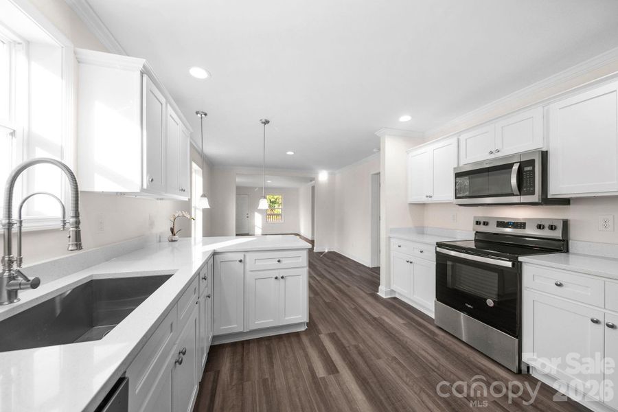 Furnished interior view inside a new home in , Cherryville (Image 6).