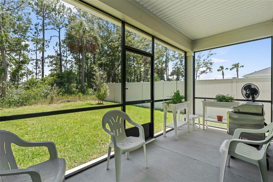 Exterior details and patio area of a home in , Flagler Beach (Image 28).