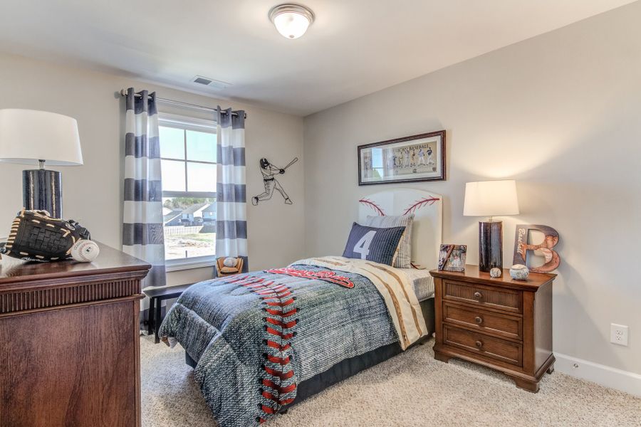 Representative furnished interior of a home built from the Drayton by Caviness & Cates Communities in Maggie Way, Wendell (Image 43).