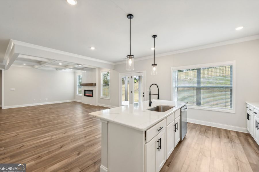 Furnished interior view inside a new home in Ponderosa Farms Manor, Gainesville (Image 9). Furnished interior view inside a new home in Ponderosa Farms Manor, Gainesville (Image 9).