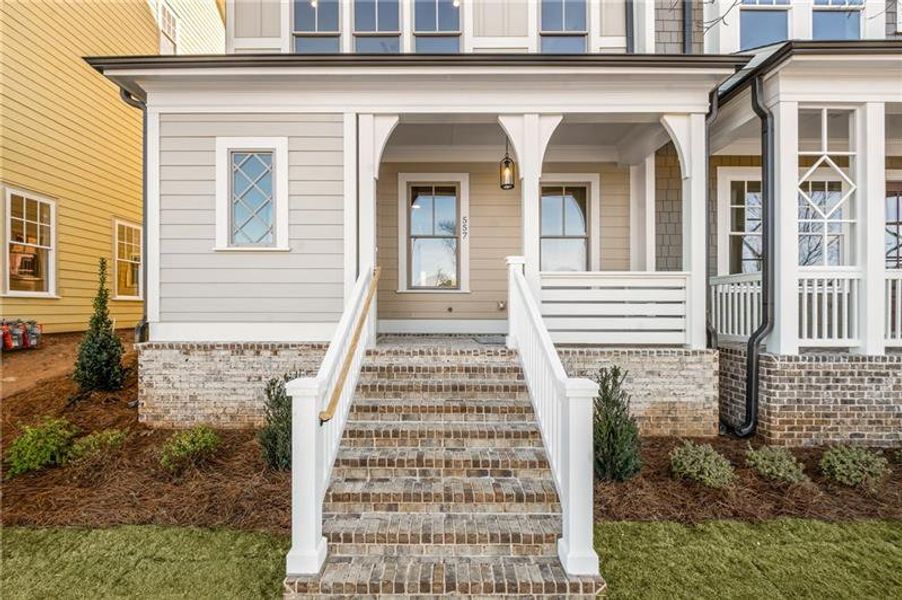 Exterior details and patio area of a home in , Ball Ground (Image 25).