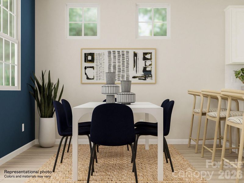 Furnished interior view inside a new home in Shannon Woods, Maiden (Image 7).
