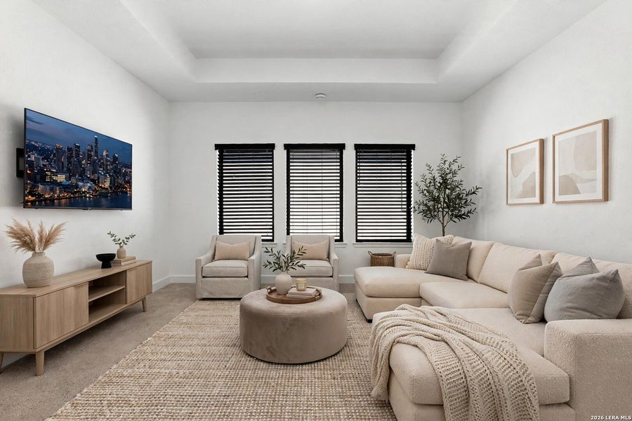 Furnished interior view inside a new home in Esperanza, Boerne (Image 12).