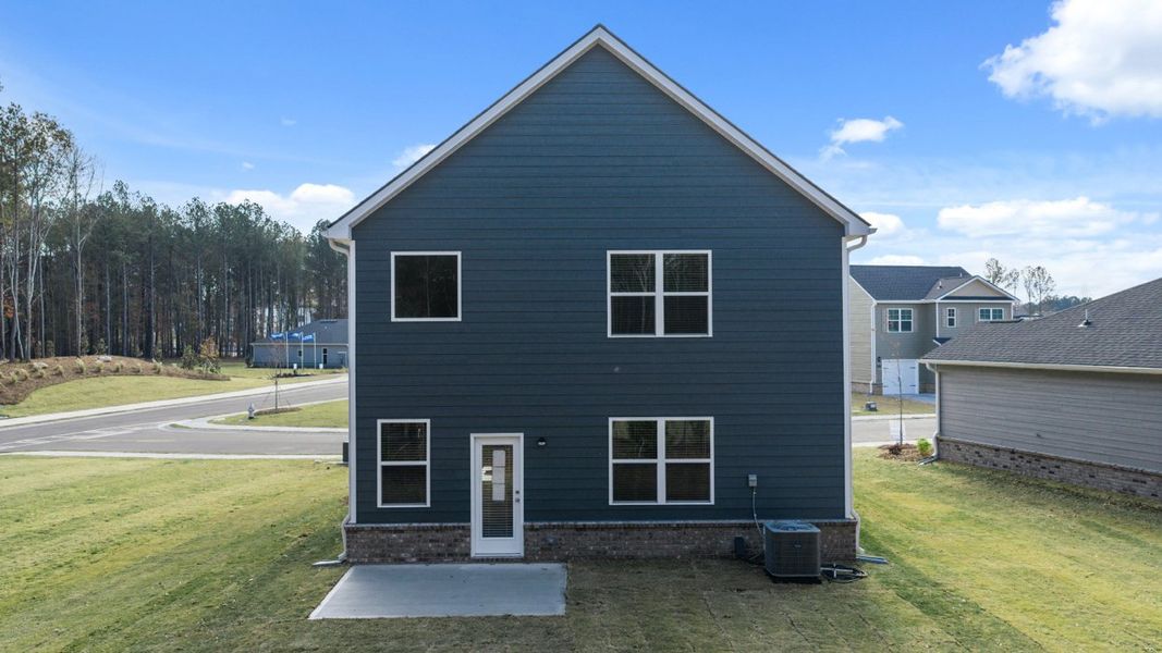 Representative exterior photo of a completed home built from the ANSLEY Express by D.R. Horton in Willowbrook, Winder, GA (Image 2).