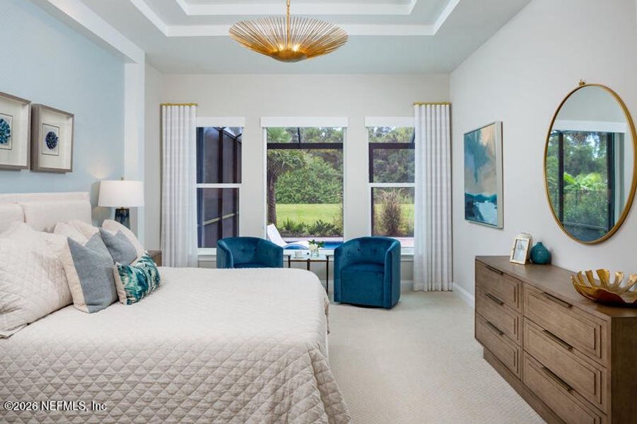 Furnished interior view inside a new home in , St. Augustine (Image 9).