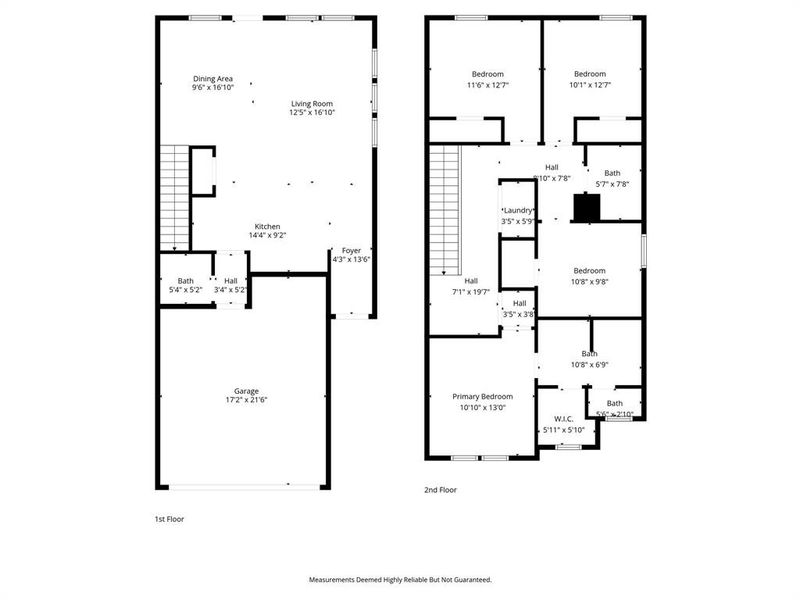 2D floor plan layout of this home in , Fort Worth, TX (Image 5).