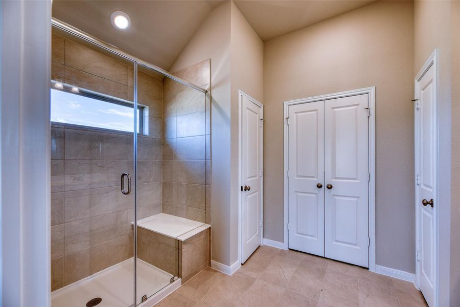 Furnished interior view inside a new home in Aldeana - Tejas Collection, Bonney (Image 8).