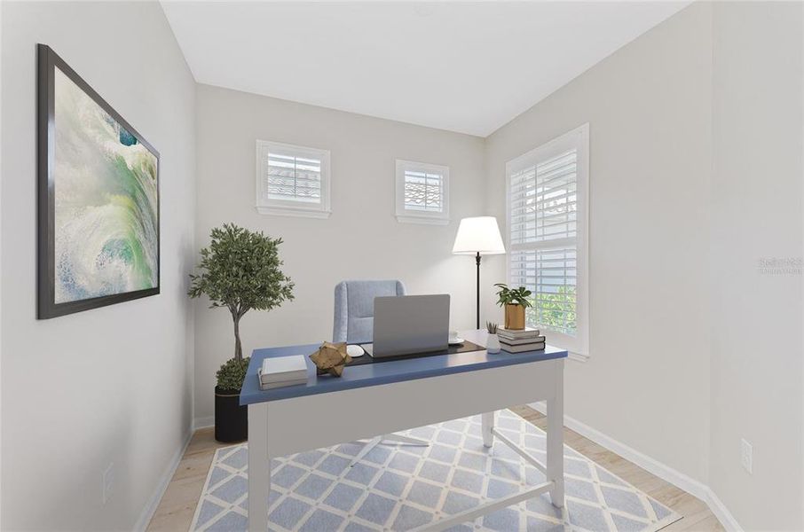 Furnished interior view inside a new home in BeachWalk by Manasota Key, Englewood (Image 10). Furnished interior view inside a new home in BeachWalk by Manasota Key, Englewood (Image 10).