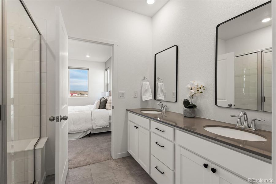 Furnished interior view inside a new home in Whisper Village, Arvada (Image 19).