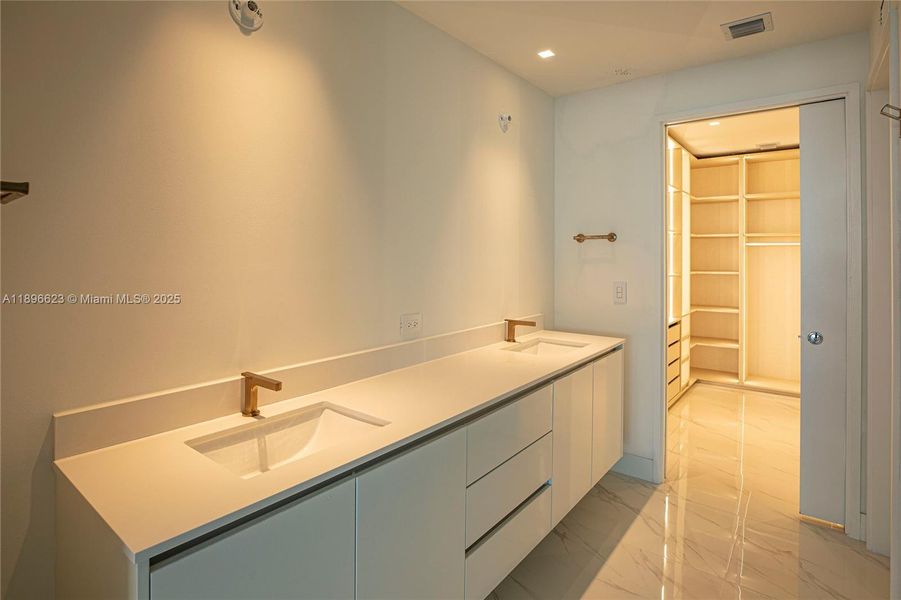 Furnished interior view inside a new home in , Miami (Image 11). Furnished interior view inside a new home in , Miami (Image 11).