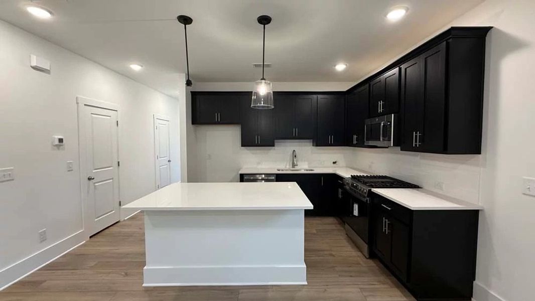 Kitchen featuring Industrial Collection Finishes