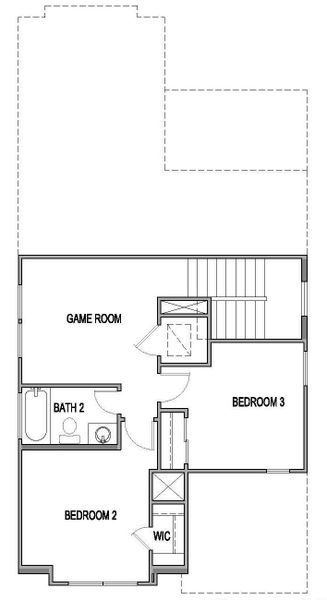 2D floor plan layout of this home in Mayfair, New Braunfels, TX (Image 3). 2D floor plan layout of this home in Mayfair, New Braunfels, TX (Image 3).