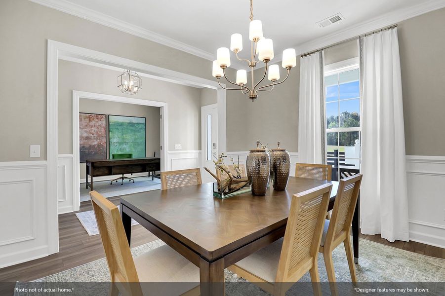 Furnished interior view inside a new home in Six Oaks, Summerville (Image 8).