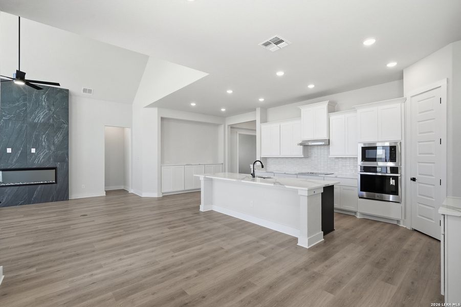 Furnished interior view inside a new home in Sienna Lakes, San Antonio (Image 8).