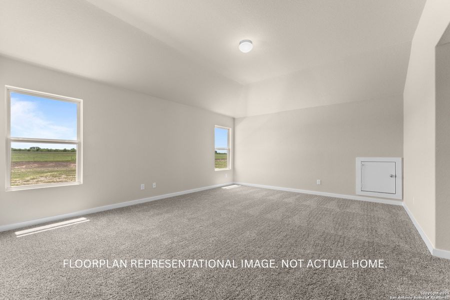 Spacious, unfurnished interior of a new home in Paloma Park, Converse (Image 20). Spacious, unfurnished interior of a new home in Paloma Park, Converse (Image 20).
