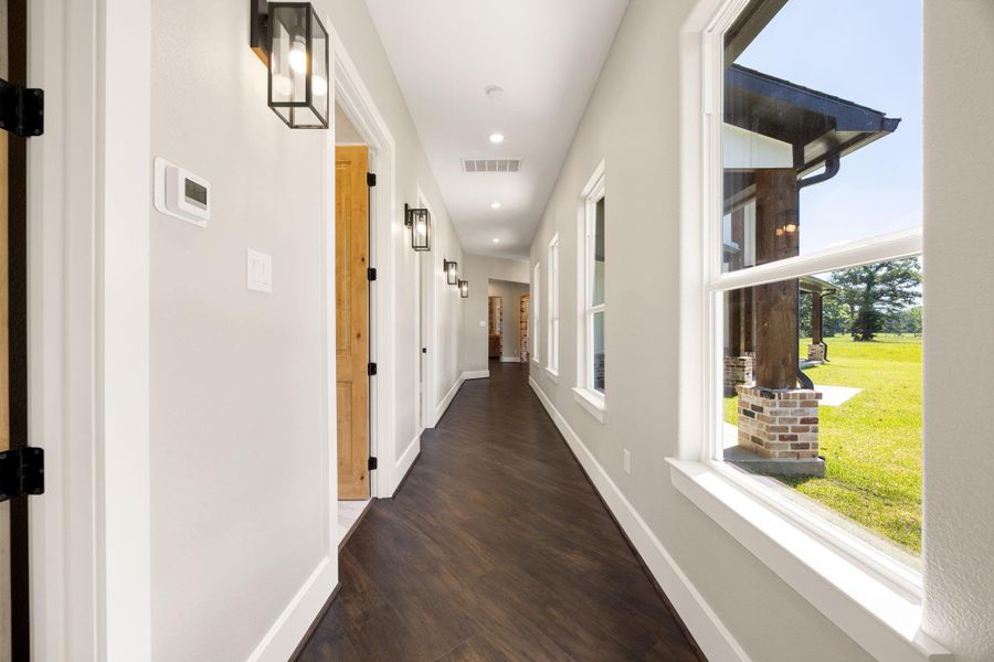 Spacious, unfurnished interior of a new home in , New Waverly (Image 41).
