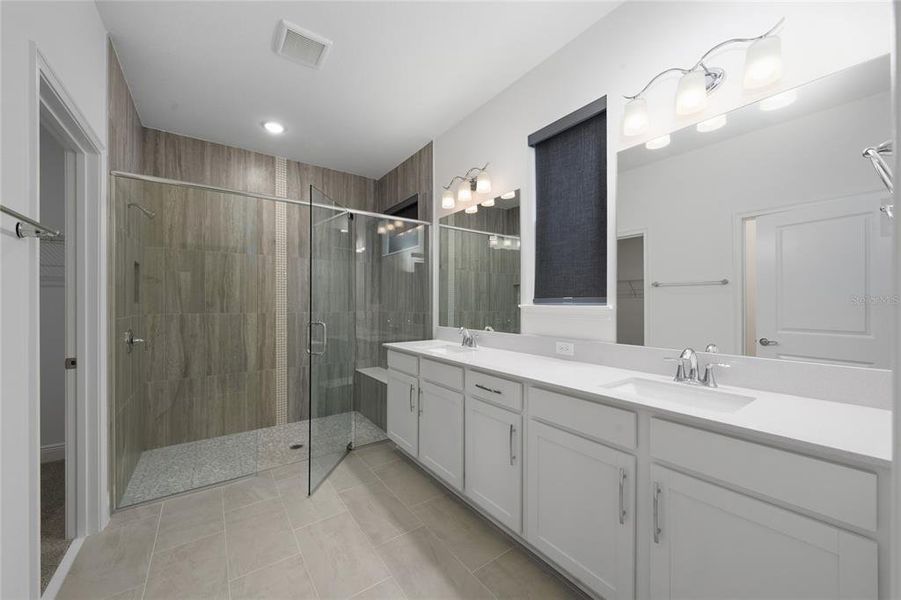 Furnished interior view inside a new home in Havenfield at Crossprairie, St. Cloud (Image 8).