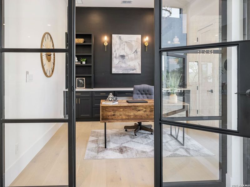 Furnished interior view inside a new home in , Boerne (Image 45).