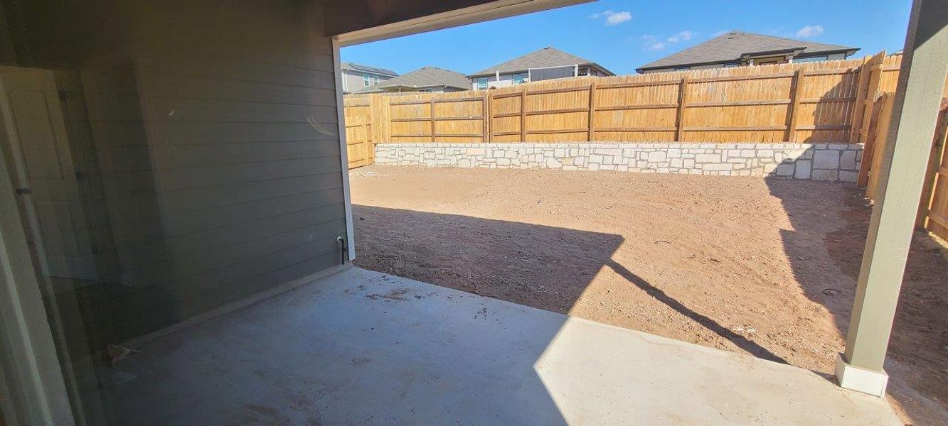 Covered Back Patio