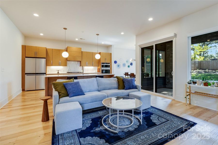 Furnished interior view inside a new home in , Charlotte (Image 26).