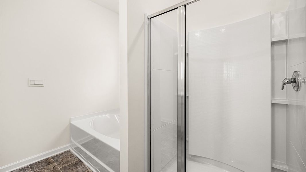 Representative unfurnished interior of a home built from the Aria by D.R. Horton in The Preserve at Agricultural Village, Perry (Image 15). Representative unfurnished interior of a home built from the Aria by D.R. Horton in The Preserve at Agricultural Village, Perry (Image 15).