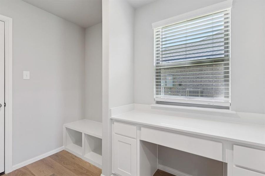 Home Management Center in the Harrison home plan by Trophy Signature Homes – REPRESENTATIVE PHOTO Home Management Center in the Harrison home plan by Trophy Signature Homes – REPRESENTATIVE PHOTO