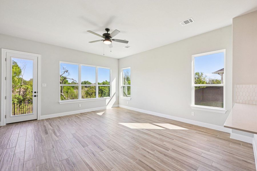 Spacious, unfurnished interior of a new home in Cross Creek, Cedar Park (Image 14).