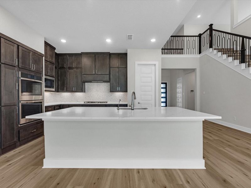 Furnished interior view inside a new home in Dunham Pointe, Cypress (Image 5).
