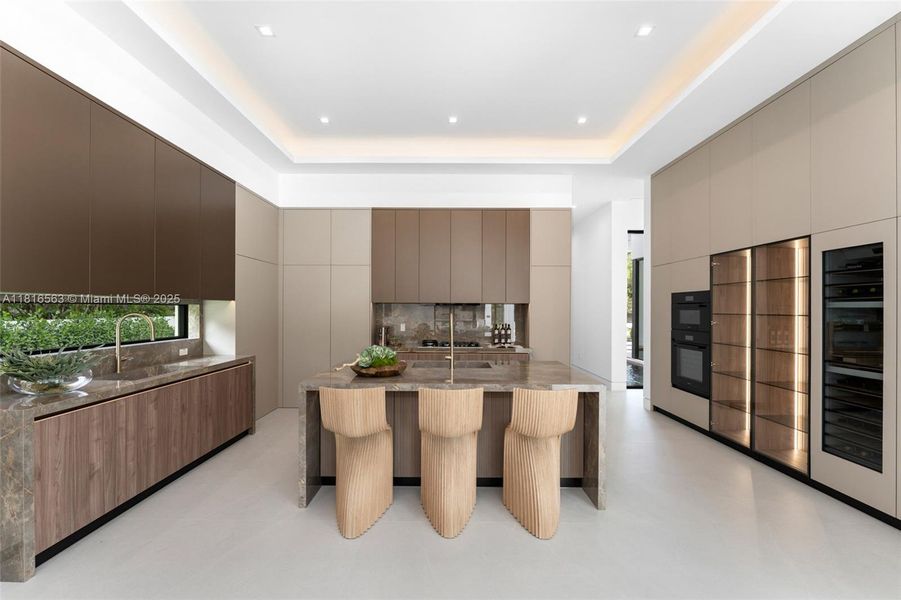 Furnished interior view inside a new home in , Miami (Image 39).