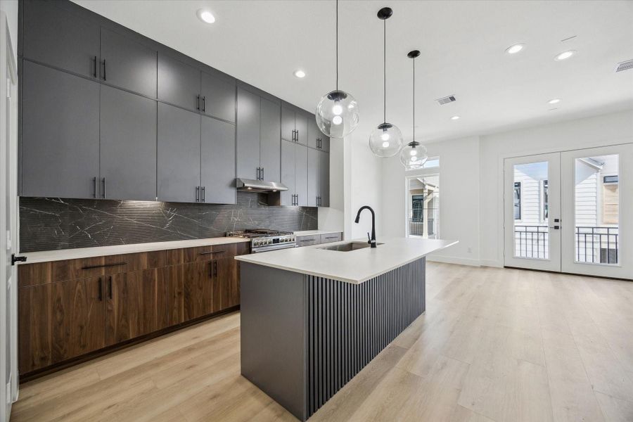 Furnished interior view inside a new home in , Houston (Image 8). Furnished interior view inside a new home in , Houston (Image 8).