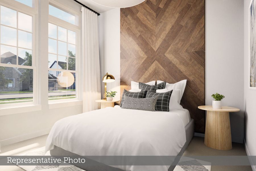 Furnished interior view inside a new home in The Parks at Wilson Creek, Celina (Image 3).
