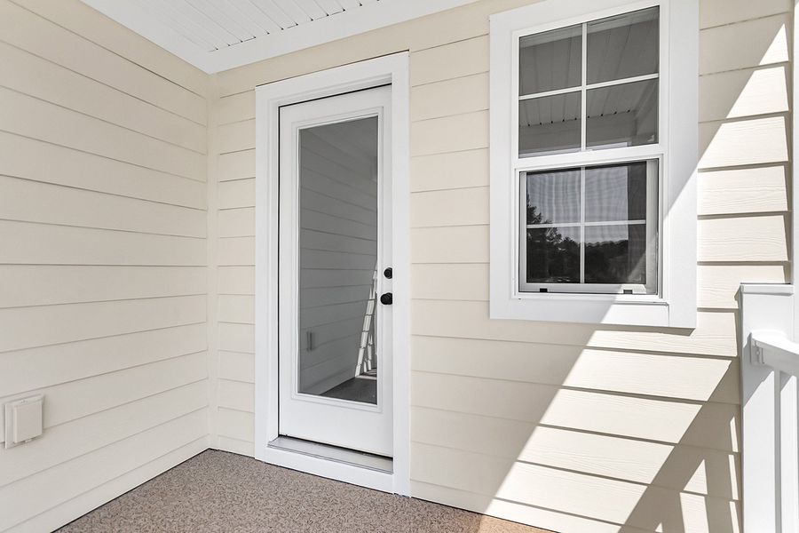 Exterior details and patio area of a home in Pineland Preserve, Summerville (Image 23). Exterior details and patio area of a home in Pineland Preserve, Summerville (Image 23).