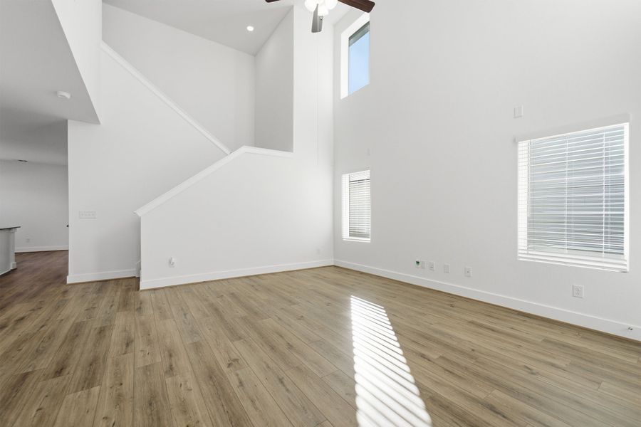 Representative unfurnished interior of a home built from the Alder by CastleRock Communities in Notting Hill, Converse (Image 16).