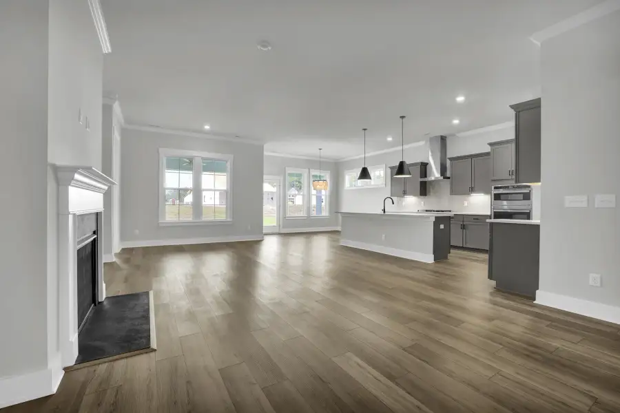 Spacious, unfurnished interior of a new home in Grand Park, Leland (Image 23). Spacious, unfurnished interior of a new home in Grand Park, Leland (Image 23).