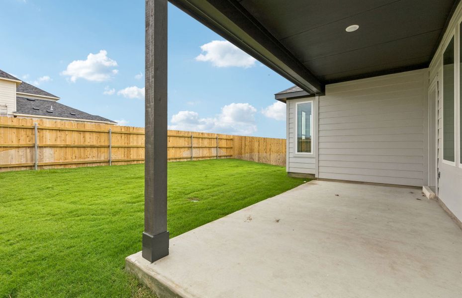 Exterior details and patio area of a home in Kuempel Farms, Pflugerville (Image 20). Exterior details and patio area of a home in Kuempel Farms, Pflugerville (Image 20).