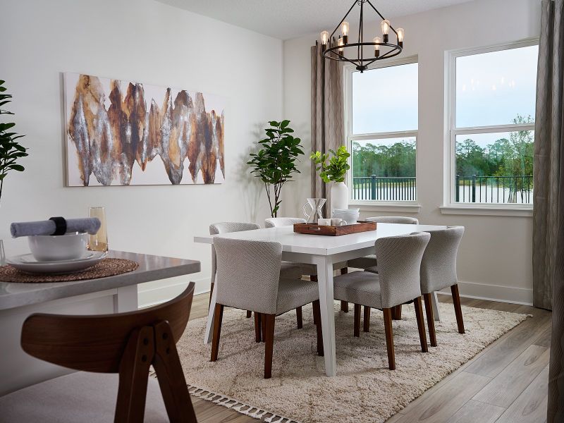 Furnished interior view inside a new home in Ridgehaven - Reserve Series, Ormond Beach (Image 14). Furnished interior view inside a new home in Ridgehaven - Reserve Series, Ormond Beach (Image 14).
