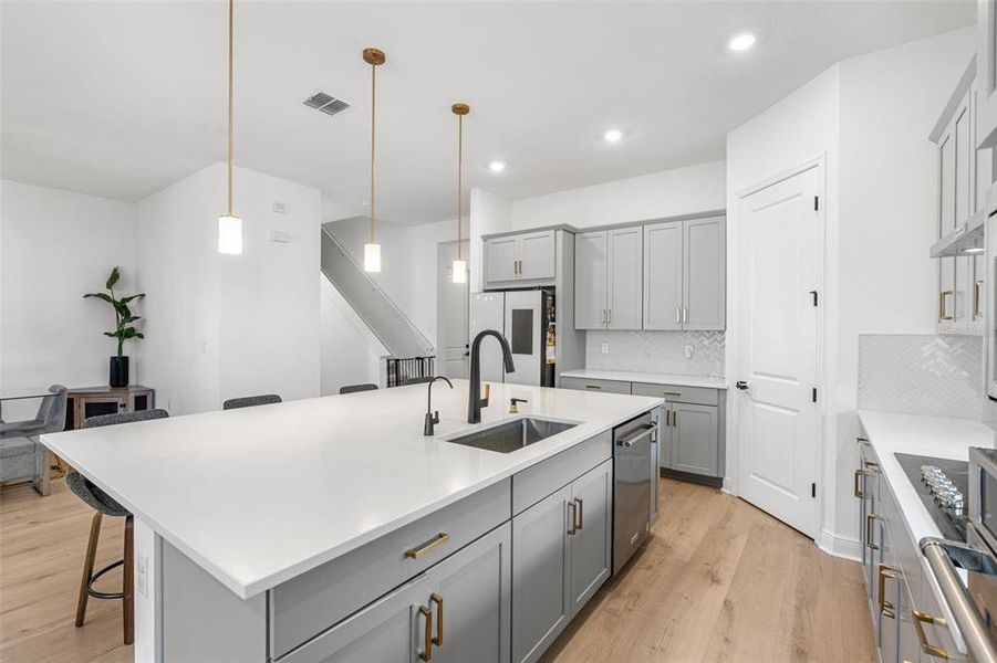 Furnished interior view inside a new home in Weslyn Park at Sunbridge, St. Cloud (Image 12).