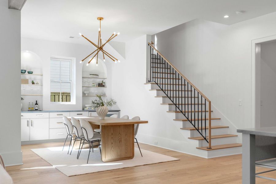 Furnished interior view inside a new home in , Mount Pleasant (Image 10).