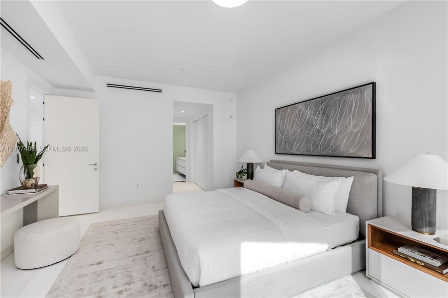 Furnished interior view inside a new home in , Miami (Image 8). Furnished interior view inside a new home in , Miami (Image 8).