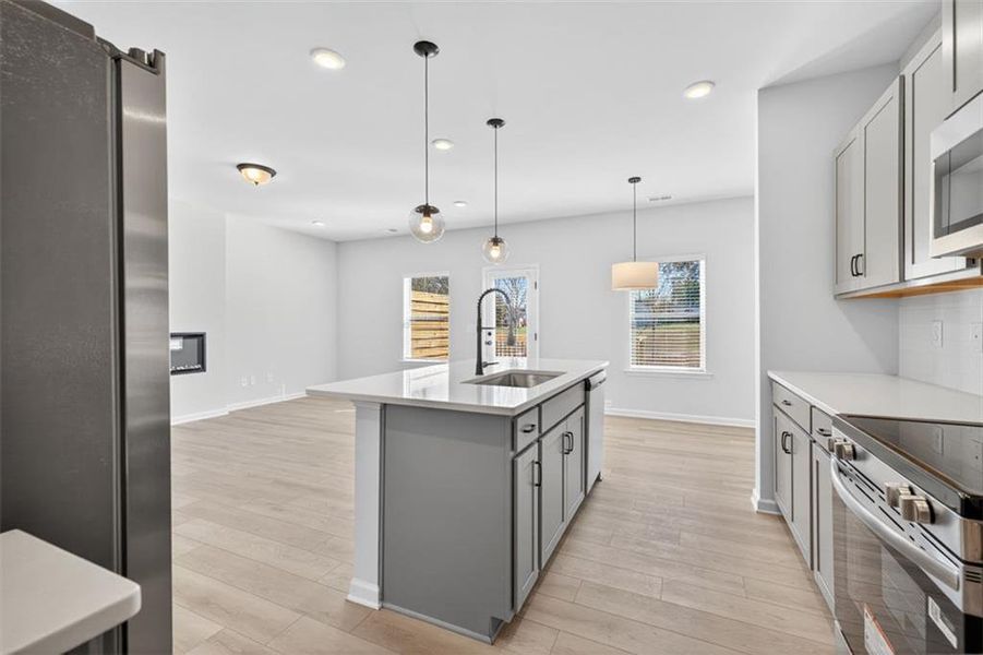 Furnished interior view inside a new home in Franklin Manor, Lawrenceville (Image 5).