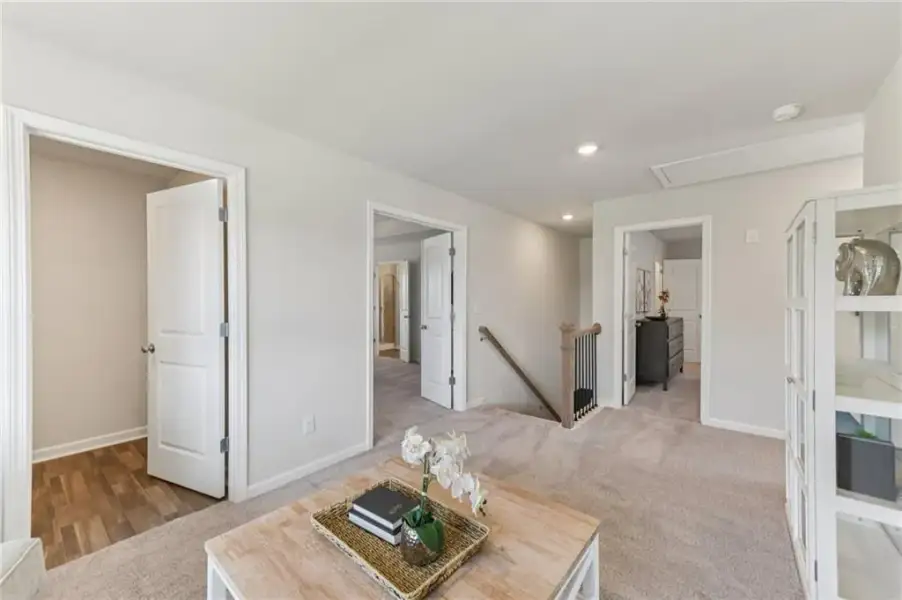 Furnished interior view inside a new home in The Hills at Cedar Creek, Winder (Image 44).