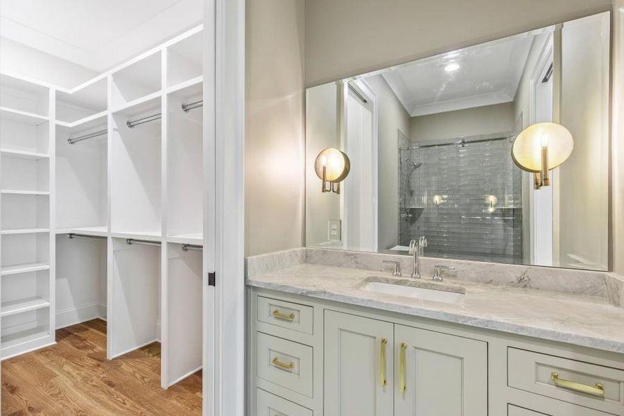 Furnished interior view inside a new home in , Newnan (Image 20).