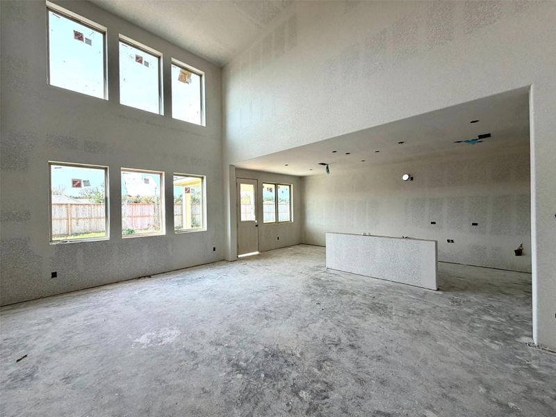 Actual progress of your home.