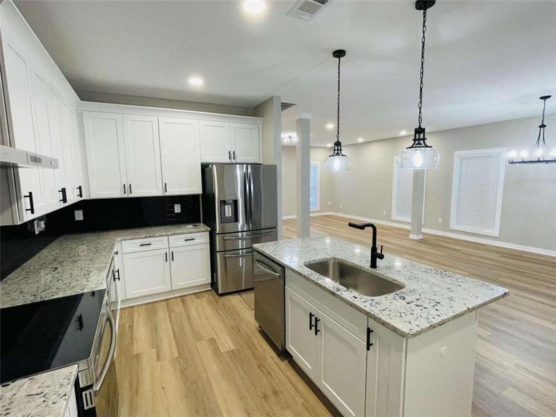 Furnished interior view inside a new home in , Hapeville (Image 8).