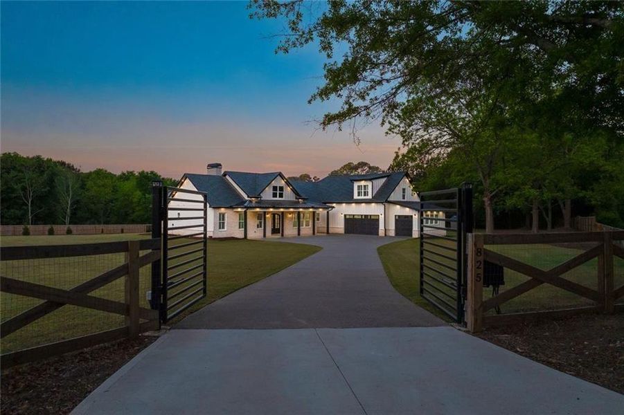 Front exterior of a new home in , Bethlehem, GA, highlighting curb appeal (Image 26).