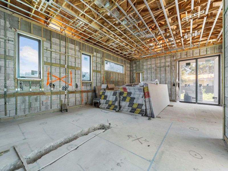 In-progress construction of a new home in , Miami, FL (Image 32). In-progress construction of a new home in , Miami, FL (Image 32).