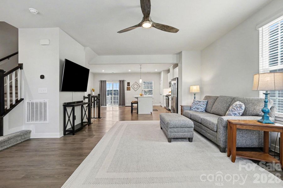 Furnished interior view inside a new home in , Gastonia (Image 11).