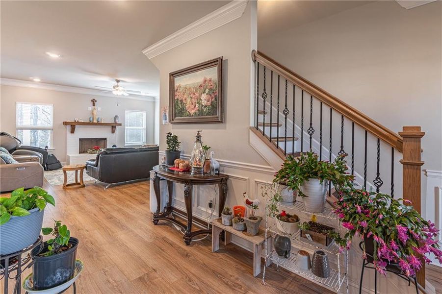 Furnished interior view inside a new home in Enclave at Brookside Crossing, Auburn (Image 35).