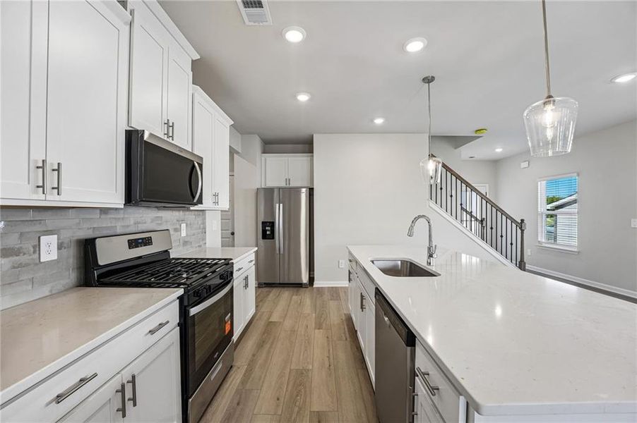 Furnished interior view inside a new home in Hemingway - Reserve Series, Cumming (Image 6).